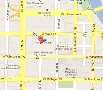 Map to Convention Center